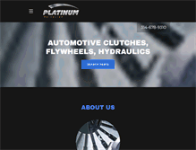 Tablet Screenshot of platinumdriveline.com